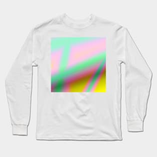 yellow pink orange abstract texture Long Sleeve T-Shirt